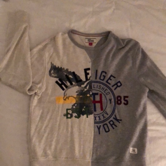 Tommy Hilfiger Denim top of the line split sweatshirt - Picture 1 of 8
